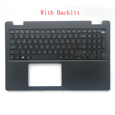 New Palmrest Upper Case Keyboard With Backlit For Dell Latitude 3520 E3520 DJP76