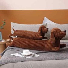 50 110cm Dog Shape Plush Pillow Lifelike Stuffed Throw Cushion Home Pillow Gift