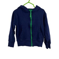 Tommy Bahama Kids Hoodie Jacket Blue Green XS 4 