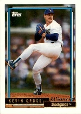1992 Topps Gold Winners Kevin Gross #334