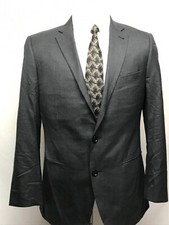 Indochino Hemsworth Charcoal Gray Wool Cashmere Blend Men's Custom Tailored Suit