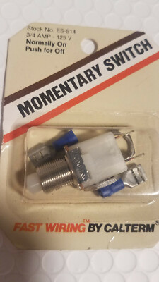 CALTERM ES-514 3/4 AMP MOMENTARY SWITCH CALTERM