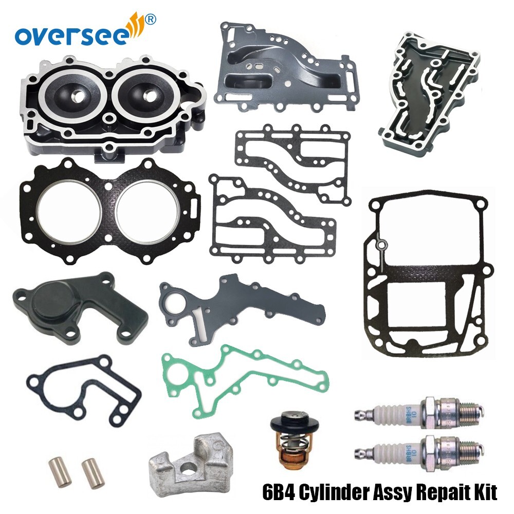 6B4 Crank Cylinder Repair Kit For 6B4-15100-00 Yamaha 2T 9.9 15HP E15DMH Outboar