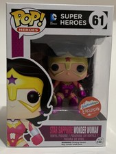 Funko Pop DC Metallic Star Sapphire Wonder Woman Fugitive Exclusive & Protector