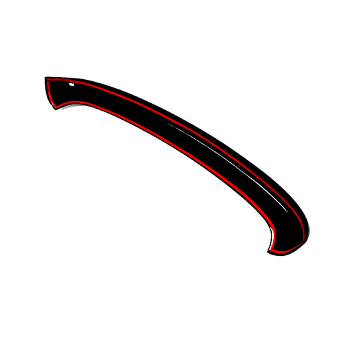 für VW Golf5 MK5 R32 GTI 2005-07 Glanz Schwarz Dachspoiler Heckspoiler Hecklippe - Bild 5 von 5