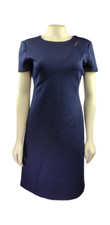 Ivanka Trump Navy blue Women's career work ponte sheath Dress Size 2