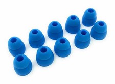 Bi Tip Replacement Earbud Tips Covers Powerbeats  More - 5 Pairs Flash Blue 