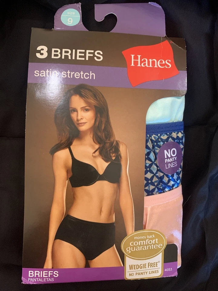 vtg nwot silky Liquid satin Blue Green Mint high gloss brief sissy panties sz 9 - Image 4 of 4