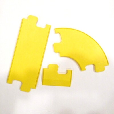 Megaville Build n' Play Mega Bloks Replacement Yellow Track Pieces You Choose