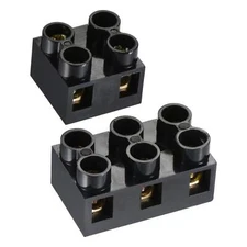 Terminal Block 500V 20A Dual Row 2 3 Positions Electric Barrier Strip 5 Pcs