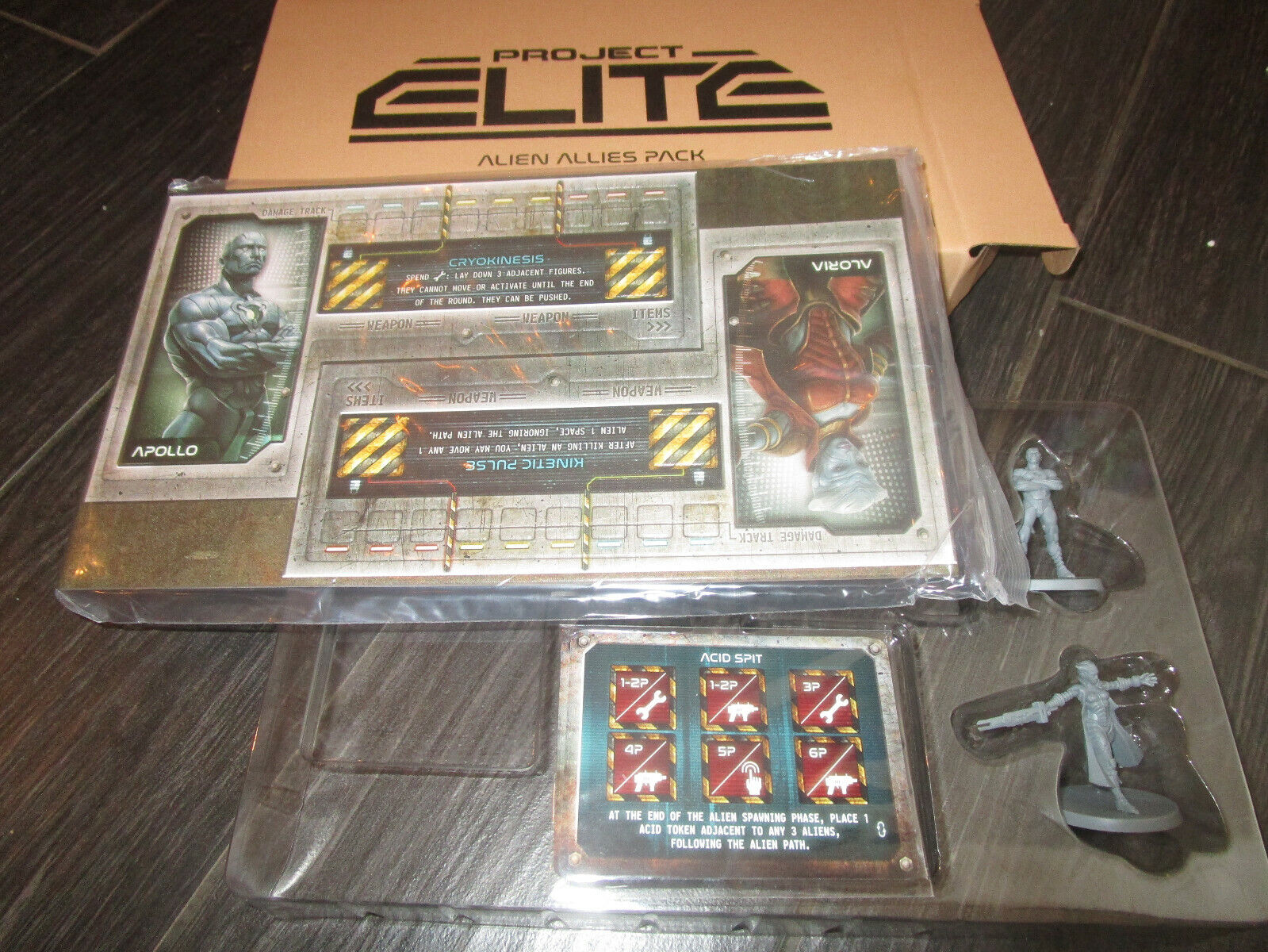 Project Elite Alien Allies Pack Expansion Kickstarter Exclusive Extras CMON KS