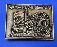 Vintage Northwest Agriculture Ag Farm Show 1992 Belt Buckle