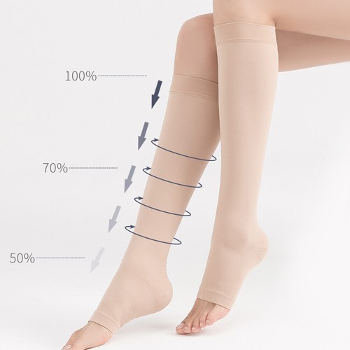Compression Socks Pain Relief Socks Support Knee High Womens Men Leg Care