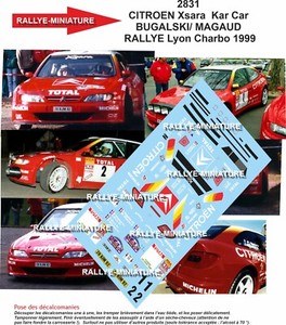 Kit Miniature 1/43 Citroën Xsara Kitcar Rallye Var 98 - Provence Moulage - Occasion