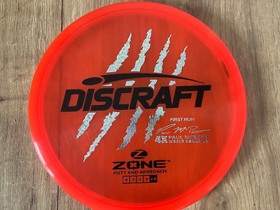Discraft Paul Mcbeth First Run 4x Claw ZONE