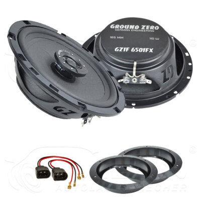GROUND ZERO LAUTSPRECHER für VW TIGUAN I / 1 2007-2015 Front Vorn Tür 110W #AHWI