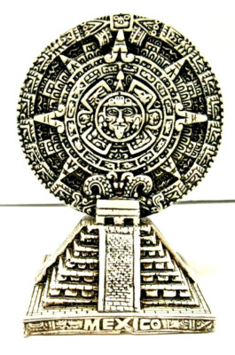 Mayan Aztec Calendar Haab Chichen Itza Kukulkan Pyramid 7''