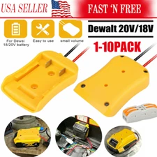 Power Connector DIY Battery Adapter Holder Dock For DeWalt 18V/20V Max Battery