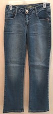 junior size 5 blue denim SOUTHPOLE JEANS pants stretch studs on back pocket nice