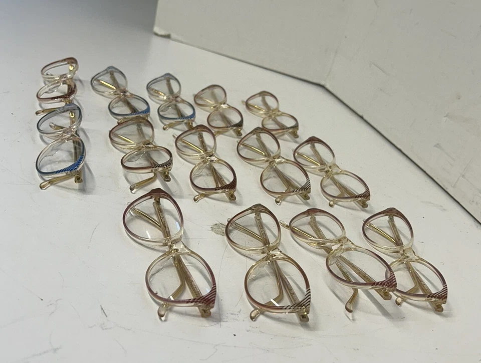 Lote de 14 monturas ópticas vintage Arden Miss rosa y azul para damas Foto 2 de 4