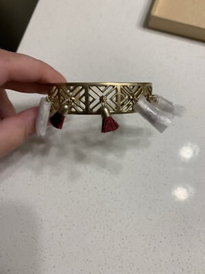 NEW Chloe + Isabel x Jen Atkin Lattice Gold Bun Cuff 