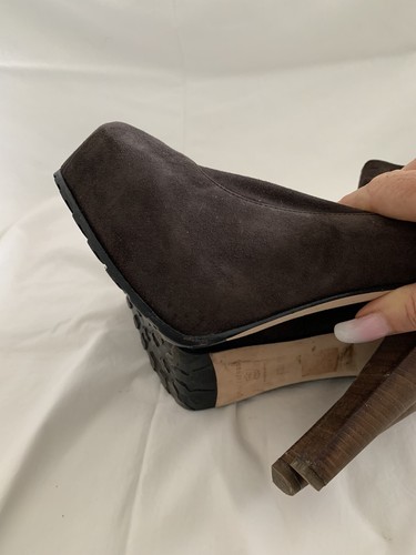 Brian Atwood Platform Heels Ankle Boots - Picture 5 of 6