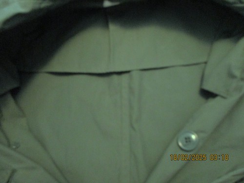 VTG.MENS ARMY RAINCOAT/TRENCH COAT-QUARPEL DWR COATING-DSA-100-71-C0745-SIZE 40R - Picture 6 of 13