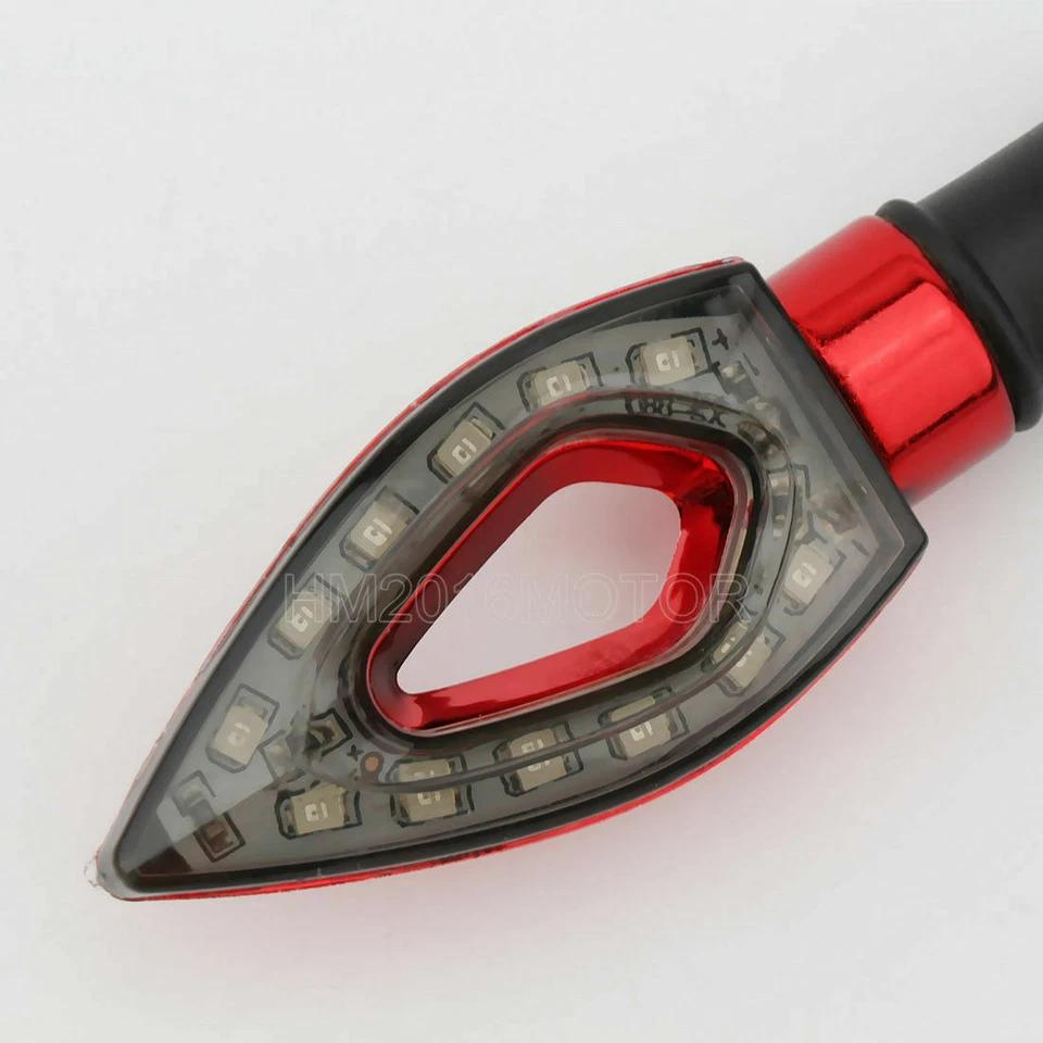 4x 4.2" plástico mini LED luz de señal de giro para Yamaha FZ 1 6 6R 8 FJ 09 R1300 Foto 3 de 4