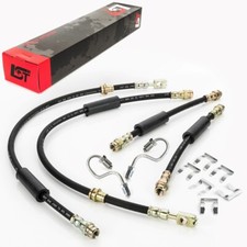 4x Bremsschlauch Rohr Vorderachse Hinterachse + Schlauchklemme für Audi TT 8J