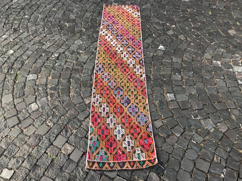 Turkish Antique rug Bohemian Area rug Oushak rug Vintage Rug Handmade Wool rug - Image 3 of 4