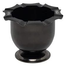 Palió® Tazza Alta ashtray, for cigar enthusiasts, Black Nickel
