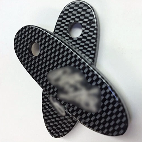 Placas base de bloque de espejo retrovisor para Kawasaki Ninja 500R 636 Zx6R Zx7 Zx9 10R carbono Foto 3 de 4