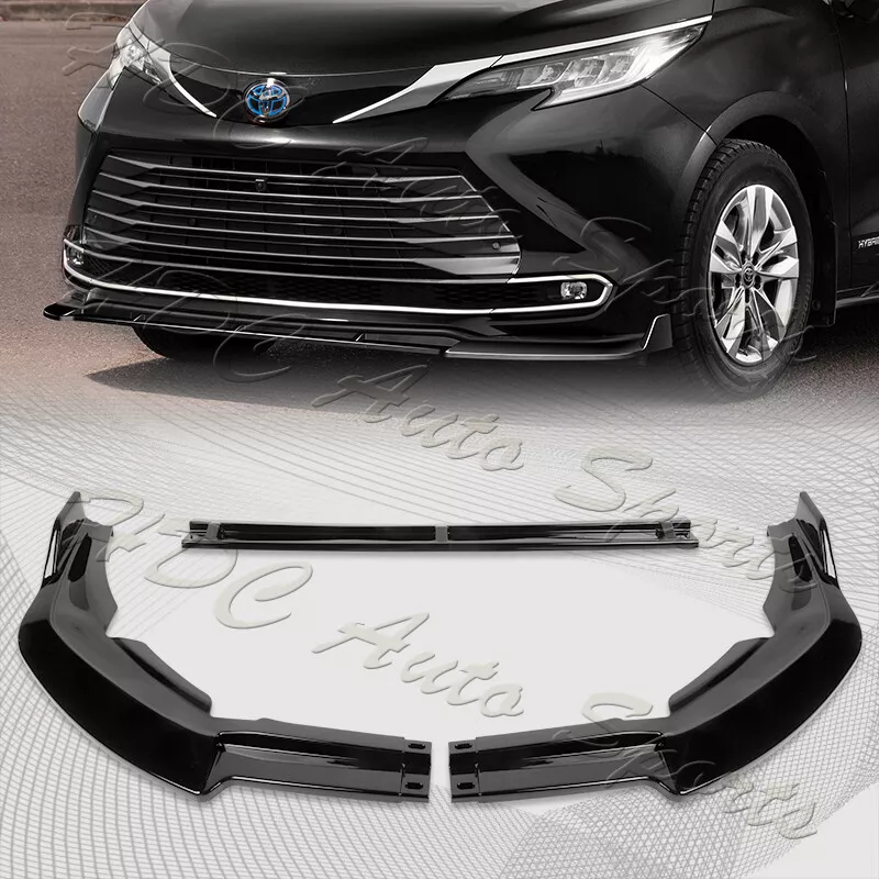 For 2021 2023 Toyota Sienna LE XLE MP Style Painted BLK Front