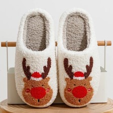 Christmas Reindeer Slippers