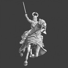 Northern Crusades Miniature Medieval Mounted Teutonic Crusader Knight Cavalry 3D