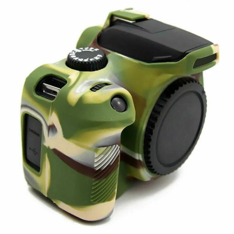 Funda protectora de silicona para cámaras Canon EOS 4000D/3000D Rebel T100 Recubrimiento suave Foto 4 de 4