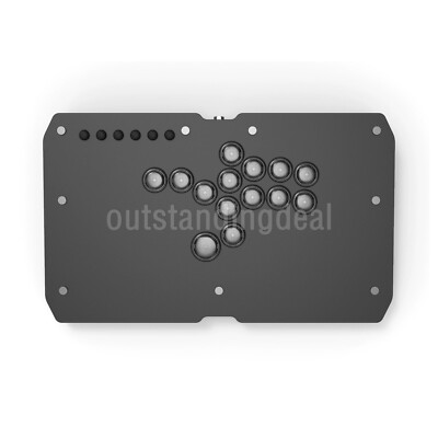 2040B 14-Button Ultra Slim Punk Arcade Controller Fight Stick Game Controller