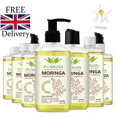 BIONATURALS Pure Moringa Seed Oil for Skin & Hair - Anti-Aging, Hydration & Healing Benefits