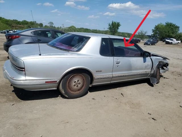 Oldsmobile Toronado, 1990, 1991, 1992, Right Front Door Glass - Image 2 of 4