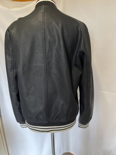 !! Bershka ; Herren Lederjacke Bundjacke TOP M Schwarz - Bild 3 von 7