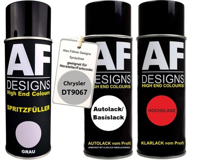 Spritzfüller Set für Chrysler DT9067 Bright Silver Quartz Metallic Klarlack Spri