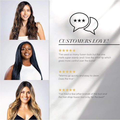 Pro Fusion Tool by The Hair Shop - Keratin Glue Wand for K Tip Hair Extension - Picture 14 of 16