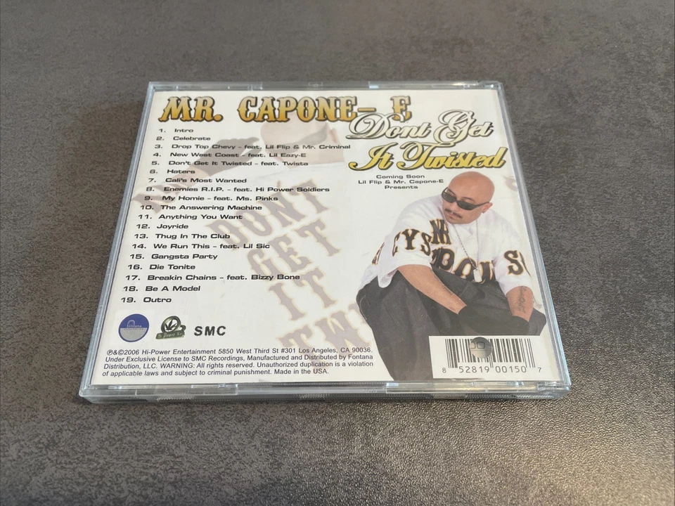 Mr Capone-e Don‘t Get It Twisted Audio CD Twista Bizzy Bone Mr Criminal Lil Eazy - Bild 2 von 4