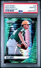 2025 PANINI PRIZM GREEN PULSAR #36 MAX MUNCY 25/25 PSA 10