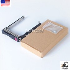 For HP G8 Gen8 G9 2.5" SFF SAS Tray Caddy 653955 651687-001 DL380p with Chip LED