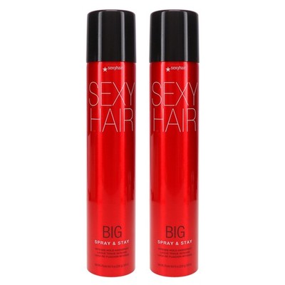 Sexy Hair Big Sexy Hair Spray and Stay Intense Hold Hairspray 9 oz 2 Pack