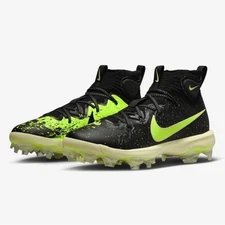 Nike Alpha Huarache NXT MCS 'Black/Lime/Volt' FV6092-001 Men's Size 8.5