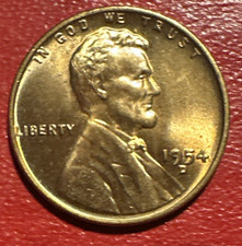 1954 D Lincoln Centred Free Shippingzittycoinsandcards