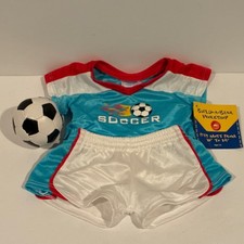 Build A Bear Soccer Uniform With Soccer Ball Jersey  Shorts