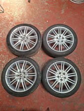 JAGUAR S-TYPE MK2 18" ALLOY WHEELS & TYRES 4R83-1007-DA 8J ET60 245/40/R18 (238)